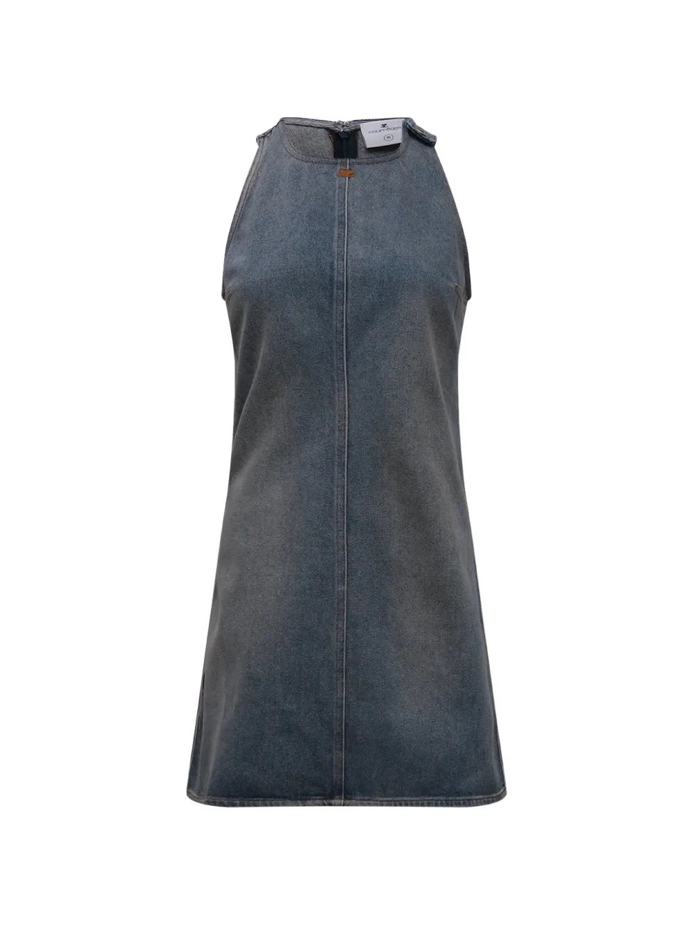 Courrèges Heritage A-line mini dress - Blu