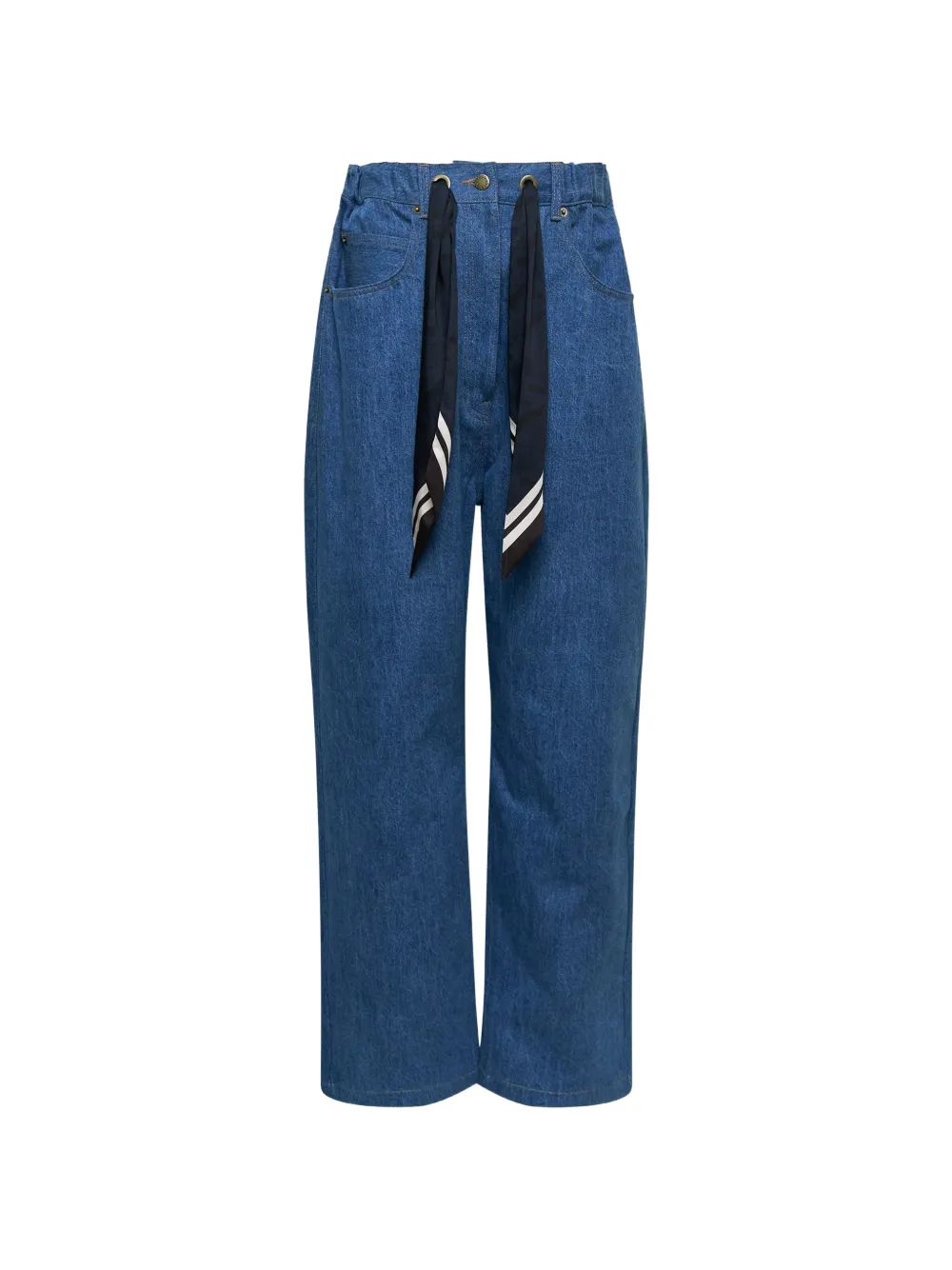 YCH elasticated-waist jeans - Blu