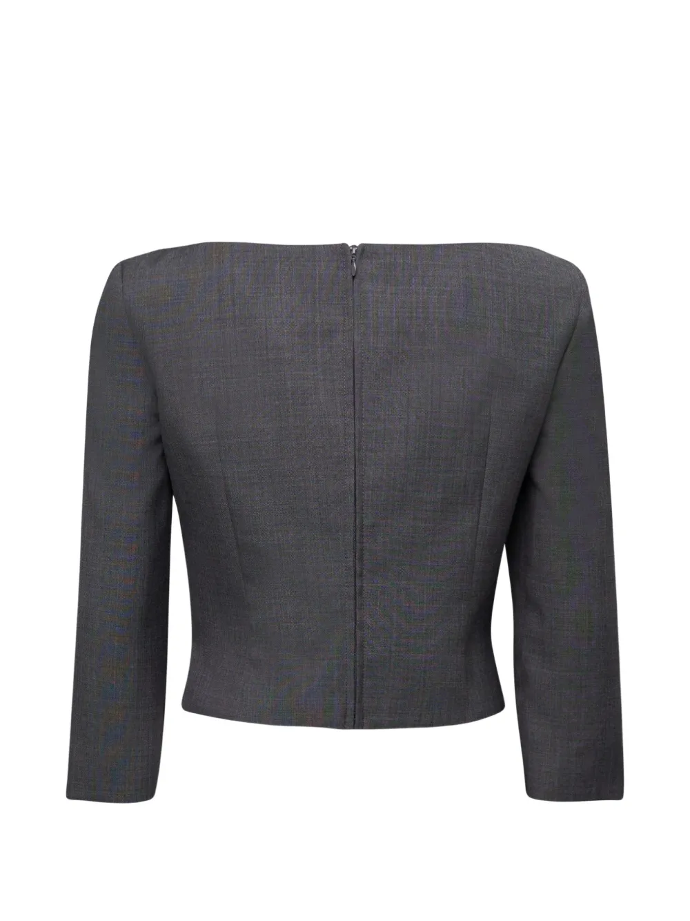 SHUSHU TONG Top met strik Grijs