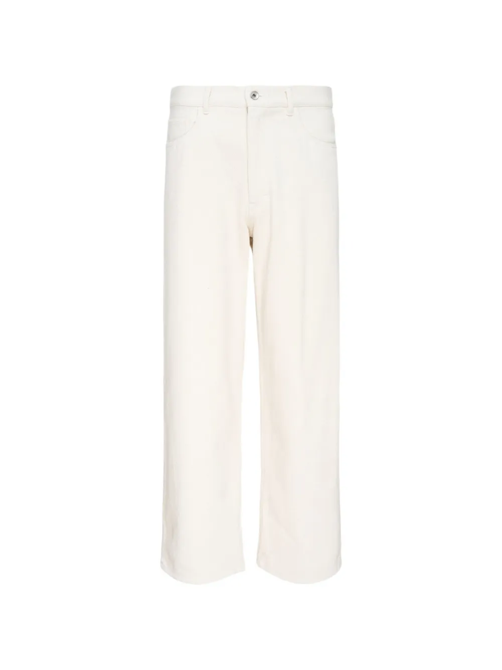 Auralee patch-pocket jeans - Bianco