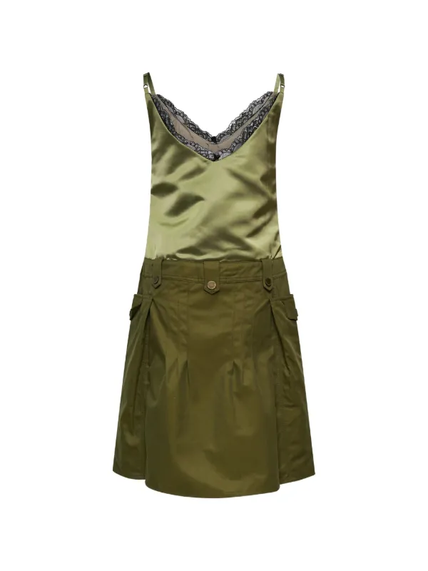 cargo dress green Andersson Bell Lace Bra Printed | Style:AP1E211592