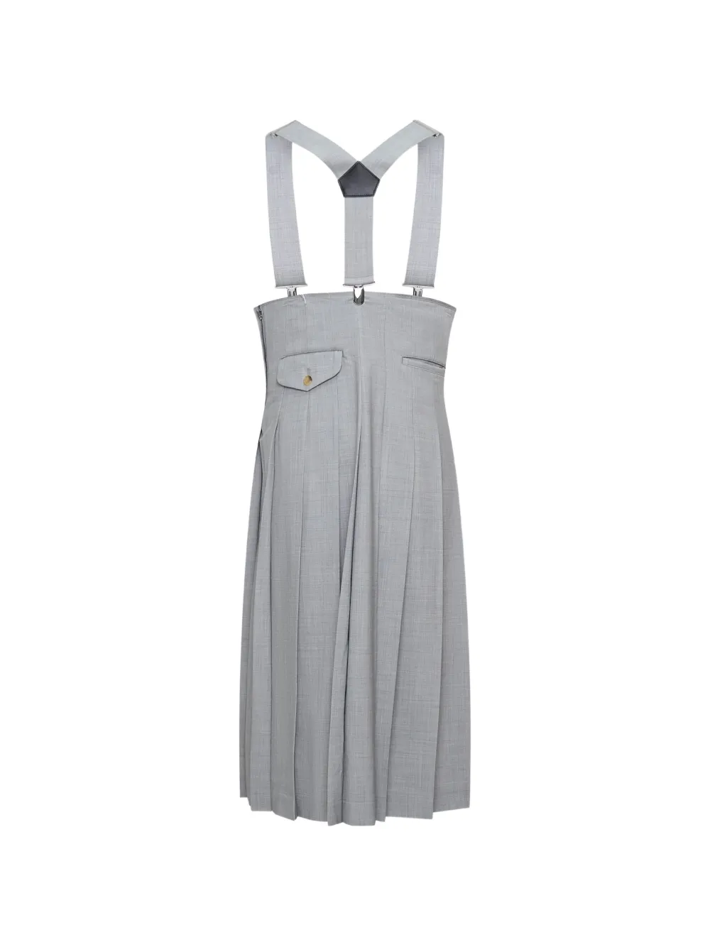 Comme des Garçons Homme Plus geplooide rok Grijs