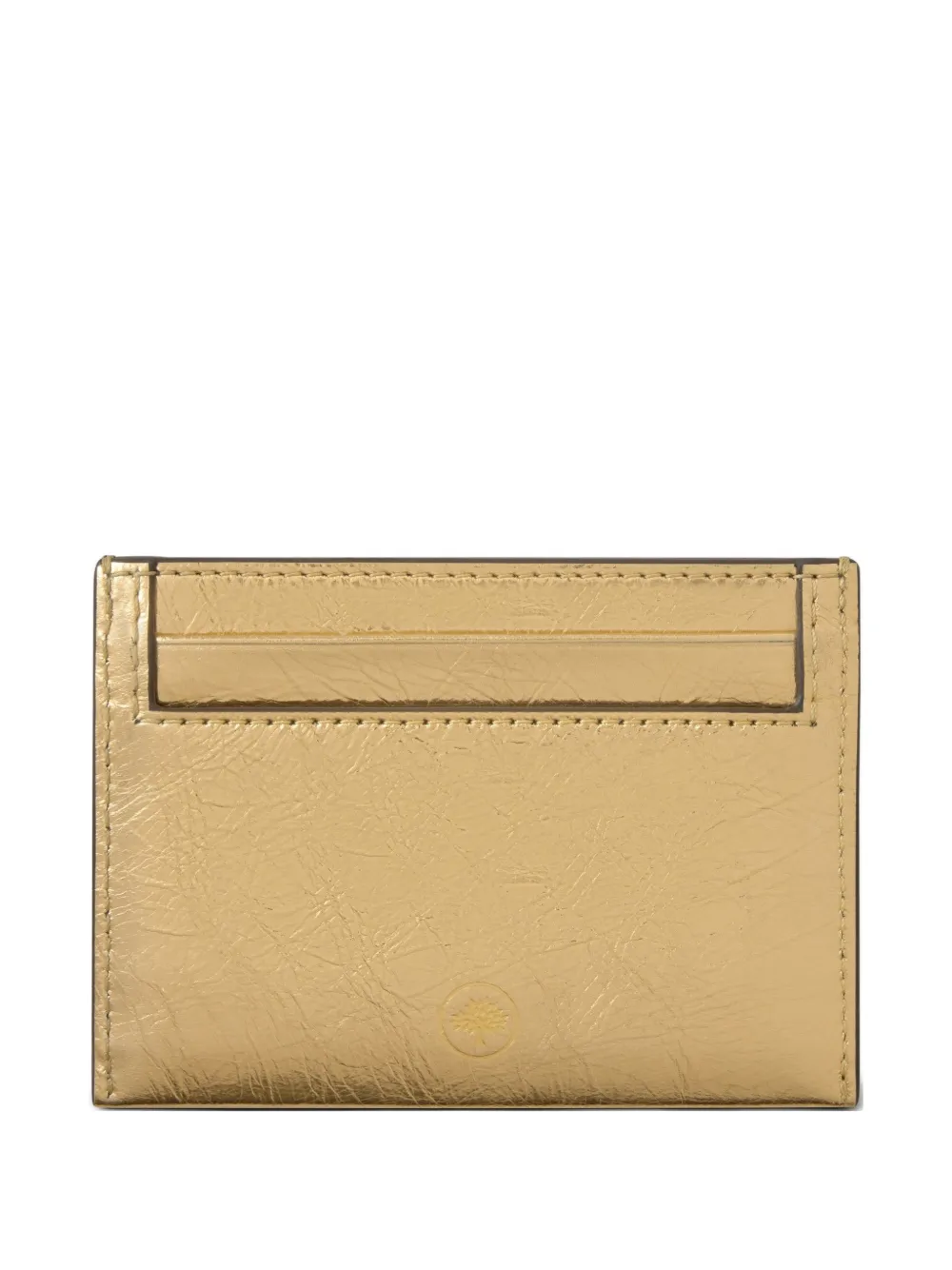 Mulberry metallic-effect card holder - Oro