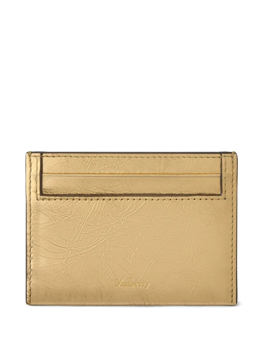 Mulberry Metallic pasjeshouder Goud