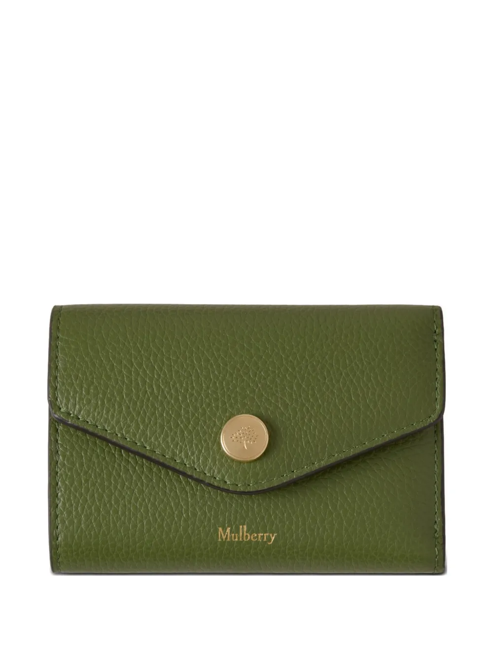 Mulberry press-stud-fastening wallet - Verde