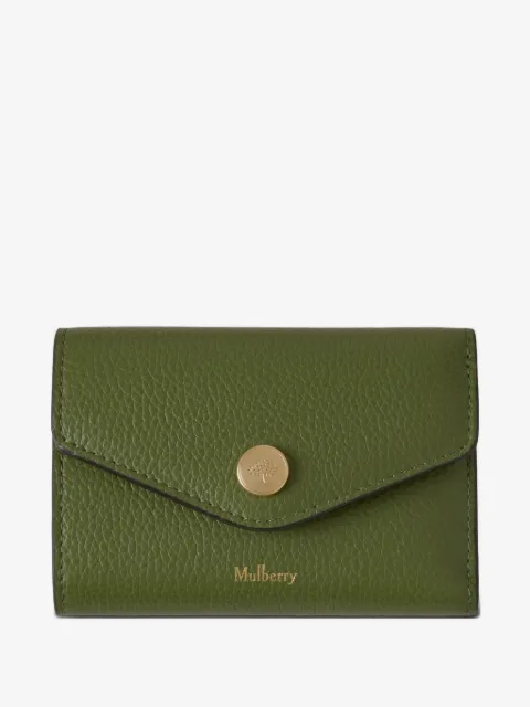 Mulberry press-stud-fastening wallet