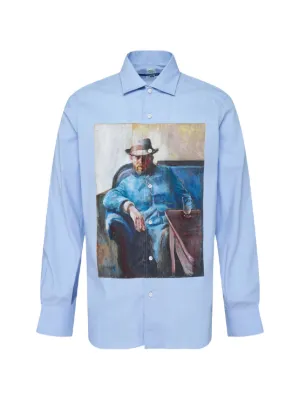 Junya Watanabe MAN Blue Maria Santangelo Garment Shirt | Blue