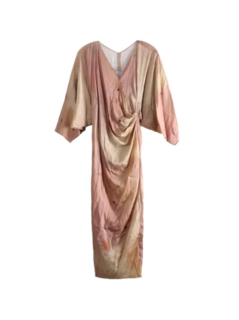 YANGKEHAN draped V-neck maxi dress