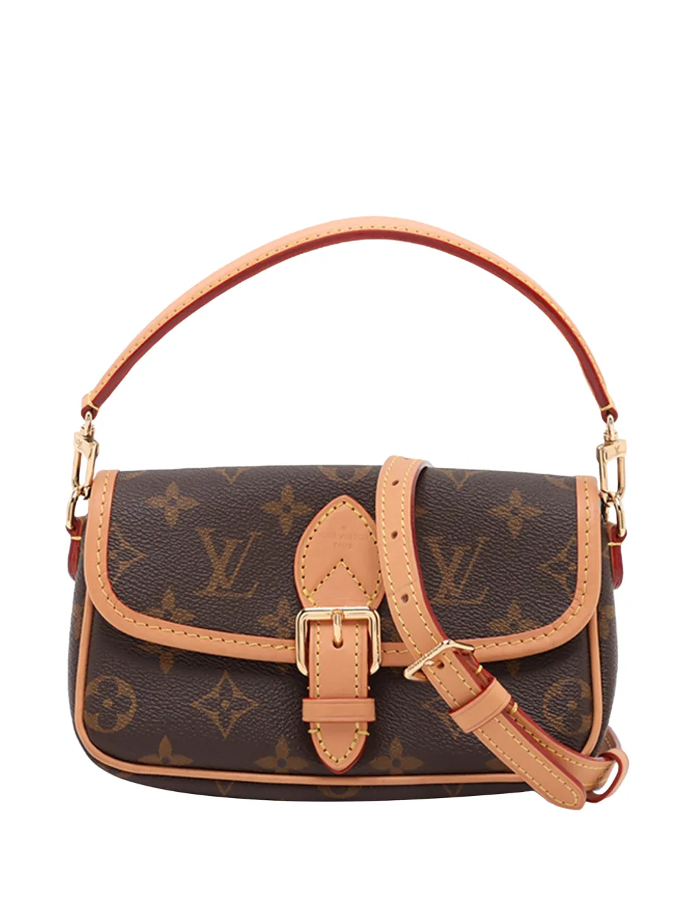 Louis Vuitton Pre-Owned 2010-2026 Monogram Nano Diane satchel - Marrone