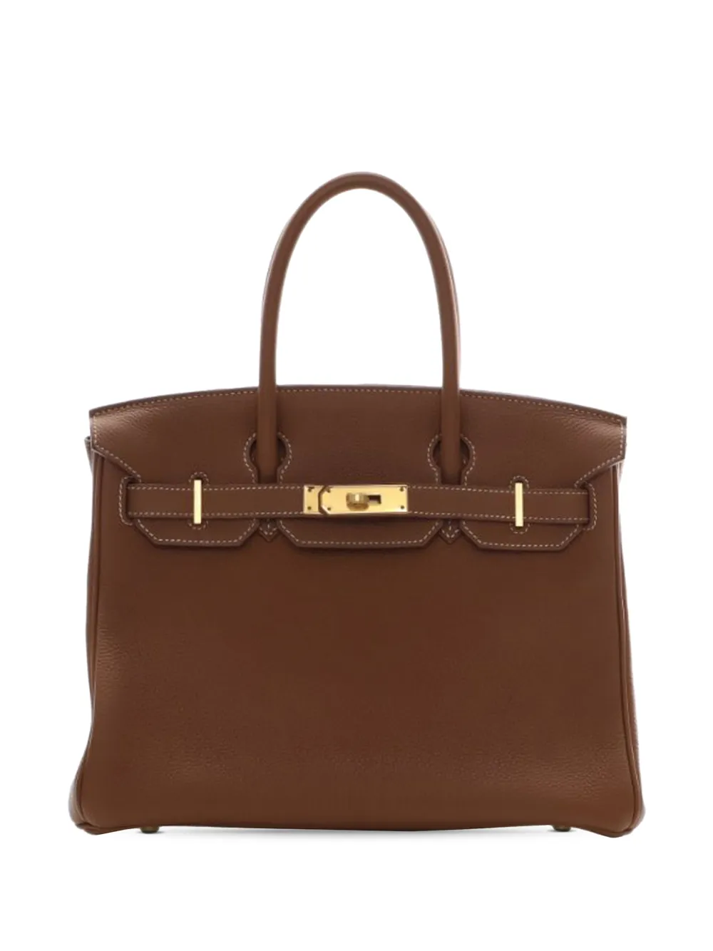 Hermès Pre-Owned 2016 Togo Birkin Retourne 30 handbag - Marrone