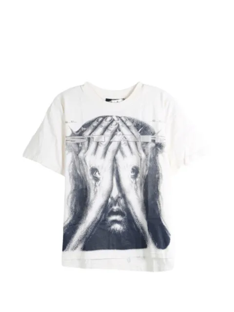 HELLSTAR Jesus Eyes graphic-print T-shirt