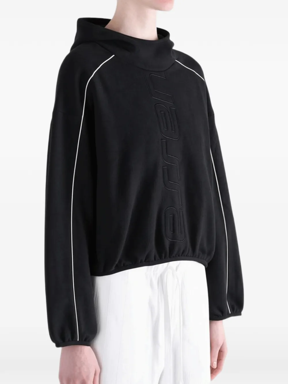 FEAR OF GOD ESSENTIALS Hoodie met reliëf Zwart