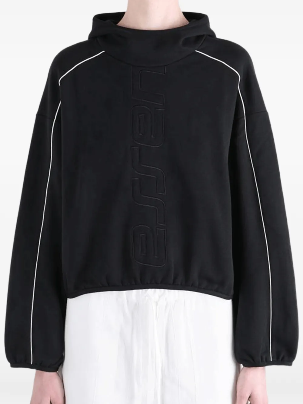 FEAR OF GOD ESSENTIALS Hoodie met reliëf Zwart