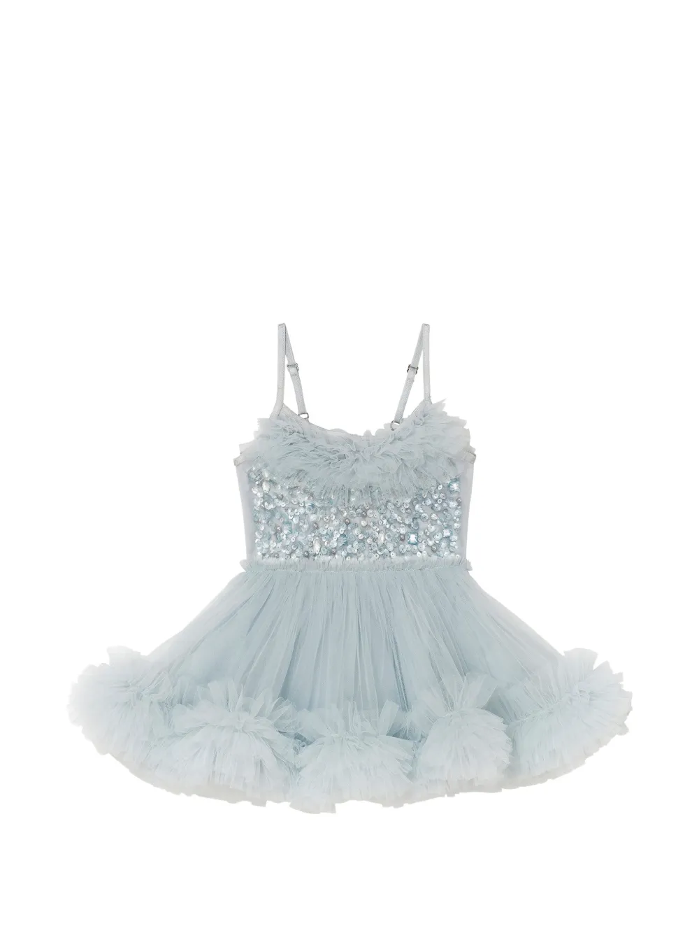 Tutu Du Monde Bebe Coastal Glow sequin-embellished ruffled dress - Blu