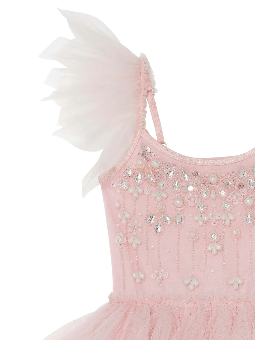 Tutu Du Monde Bebe Cosmic Girl tulen jurk verfraaid met pailletten Roze