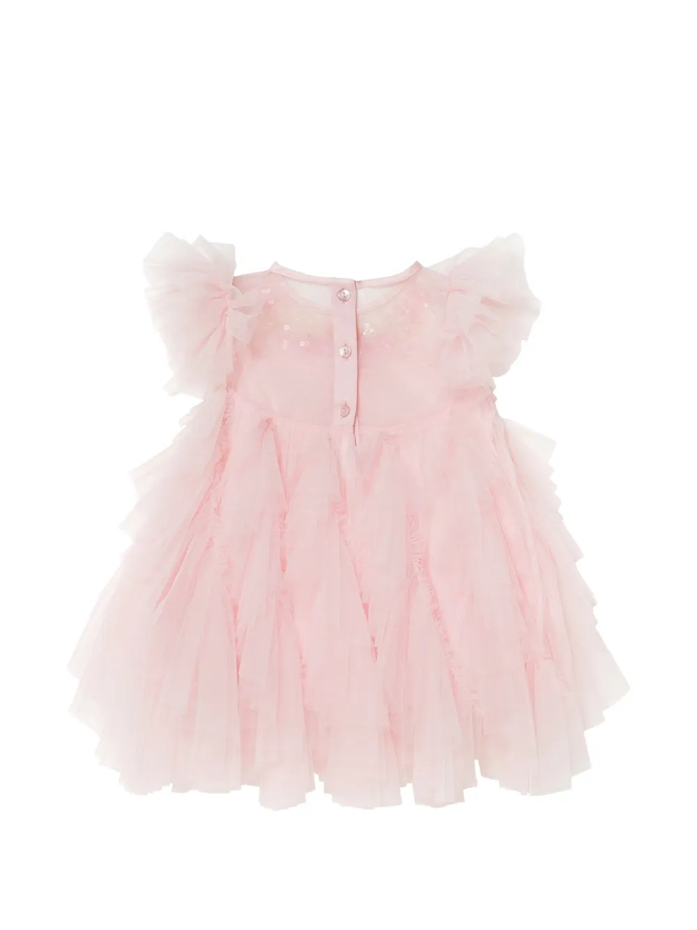 Tutu Du Monde Bebe Sunset Bliss jurk verfraaid met pailletten en ruches Roze