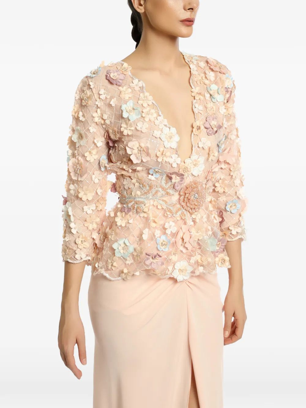 MIAU by Clara Rotescu Chadia gown dress - Rosa