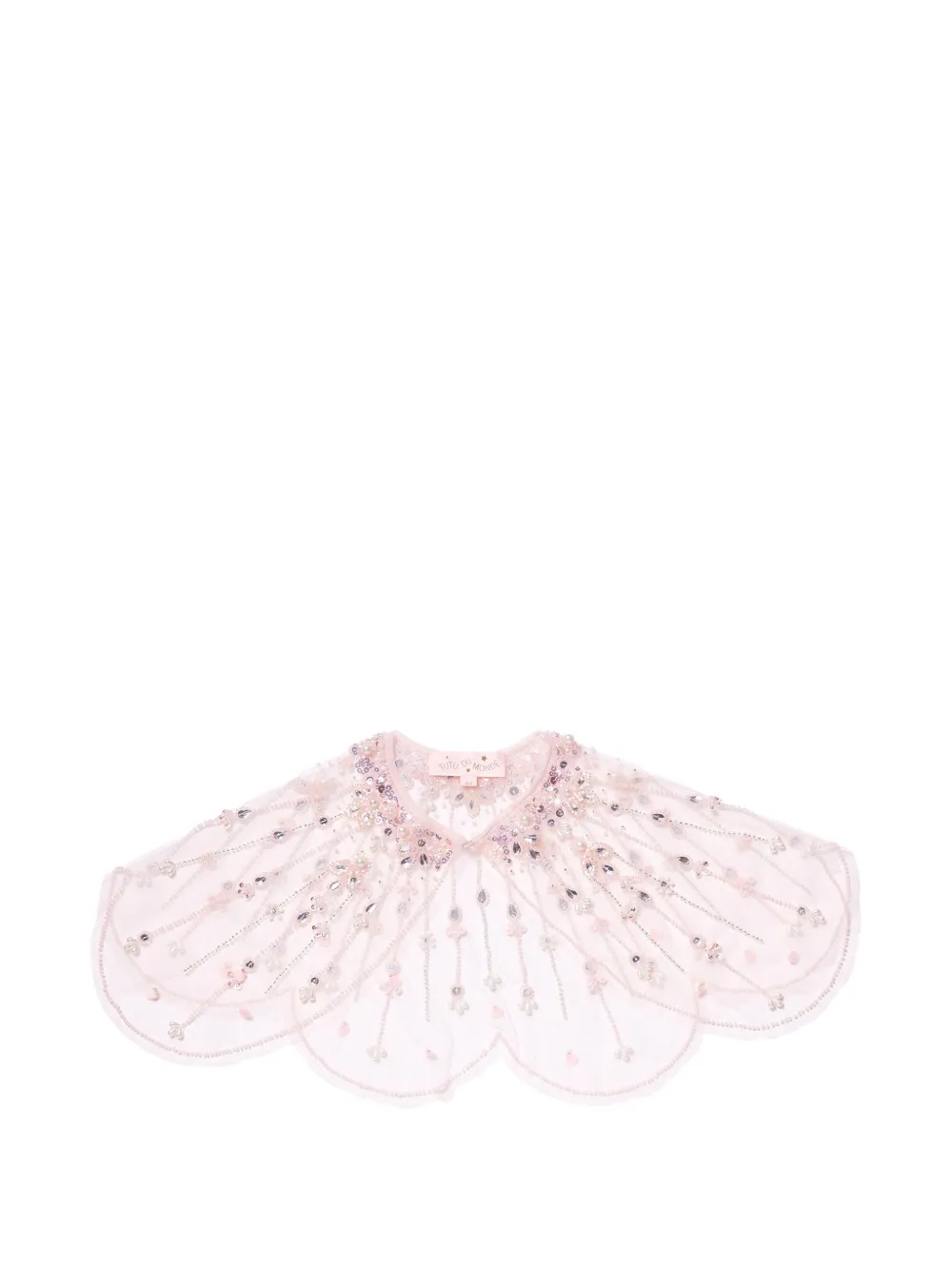 Tutu Du Monde Simmering Shore embellished tulle cape - Rosa