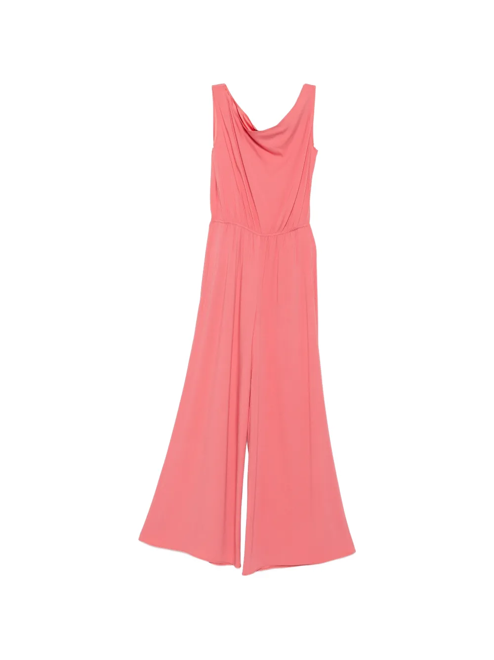 CARLA G. one-shoulder wide-leg jumpsuit - Rosa