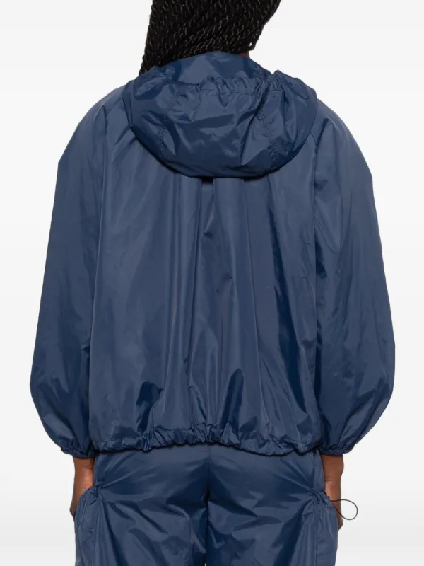 CARLA G. Hooded zip-up Jacket | Blue | FARFETCH RO