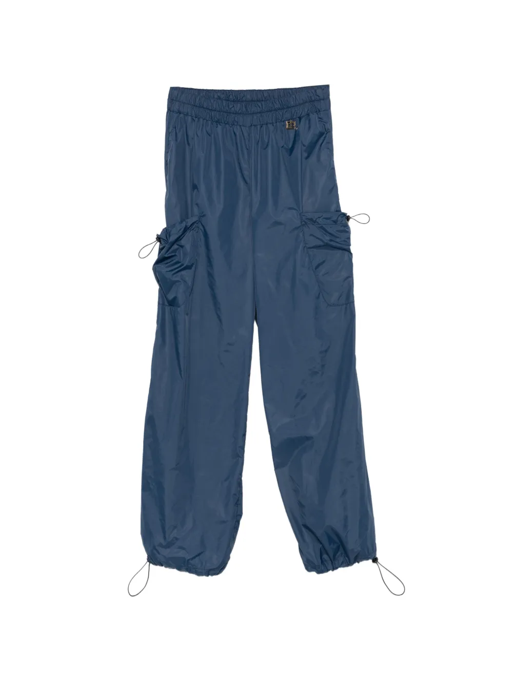 CARLA G. drawstring-cuff track pants - Blu
