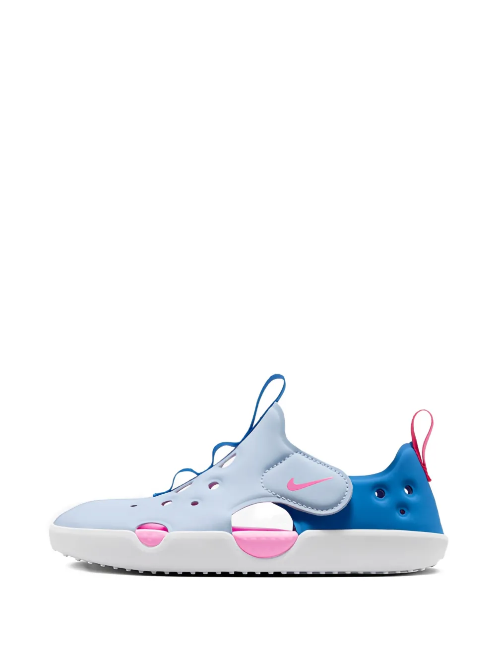 Nike Kids Sunray Protect 4 sandalen met uitgesneden details Blauw