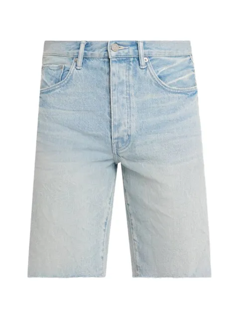 Purple Brand slub raw-cut shorts