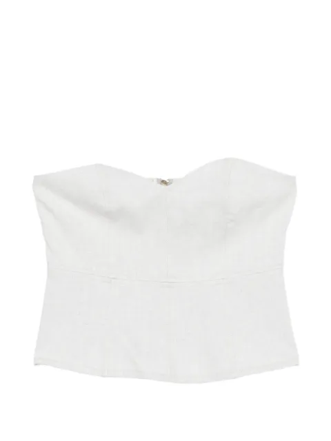 RAME sweetheart-neck strapless top
