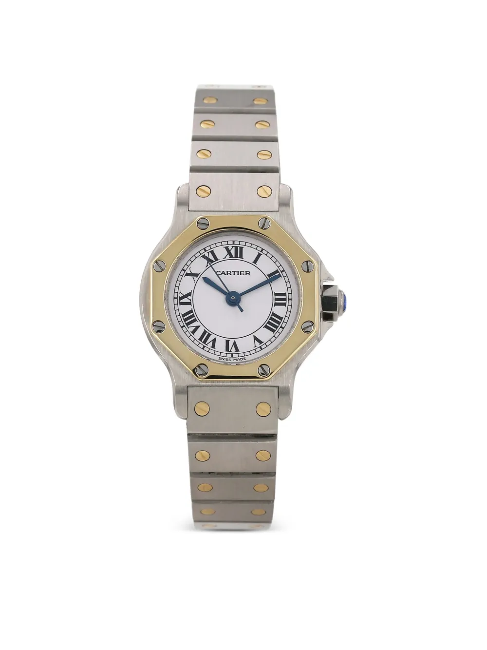 Cartier 1990s Santos Octogonale 25mm watch - Weiß