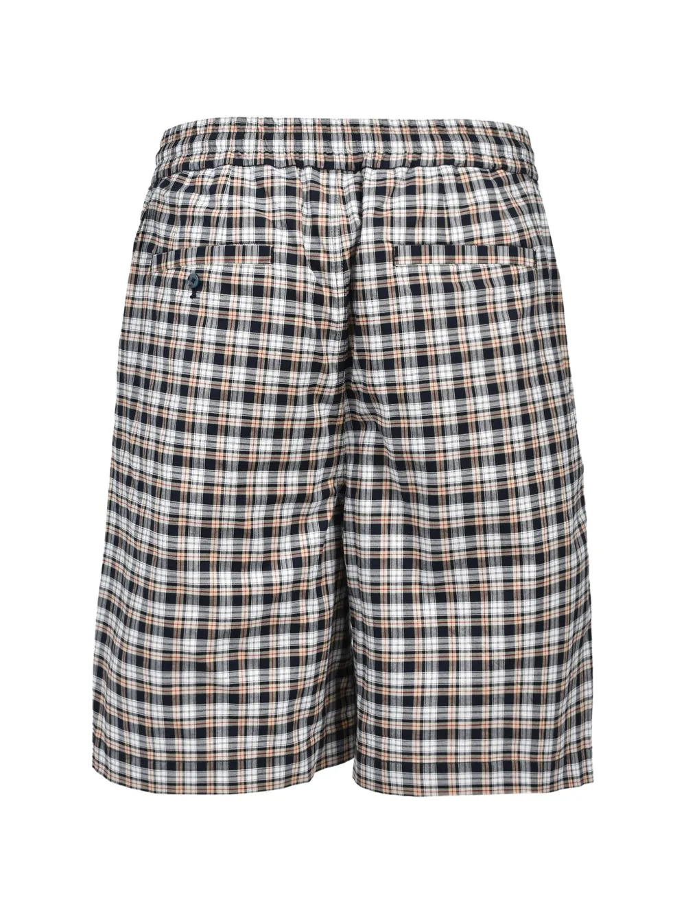 BREATH Geruite shorts met geborduurd logo Wit