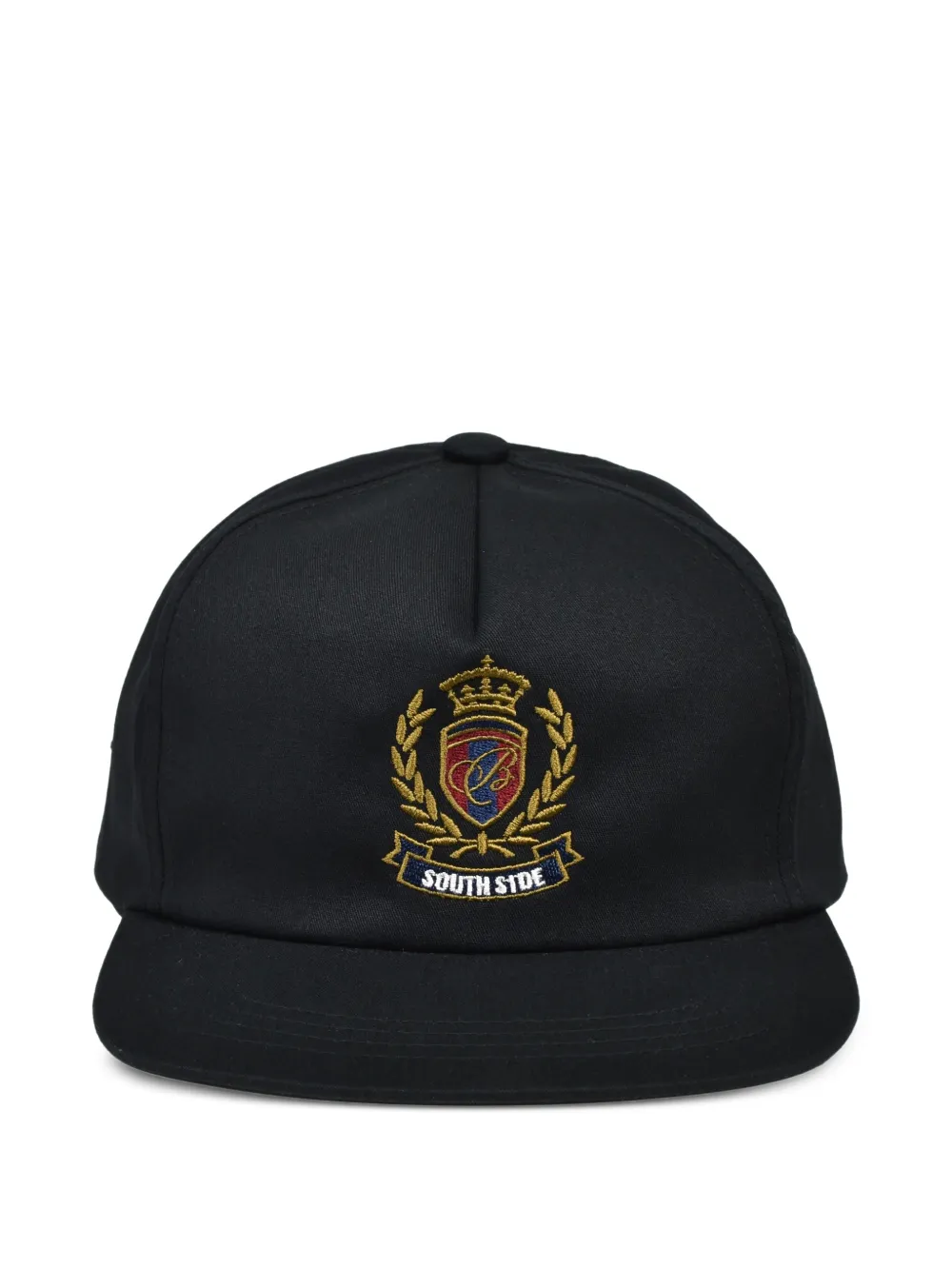 BREATH embroidered logo-patch baseball cap - Nero