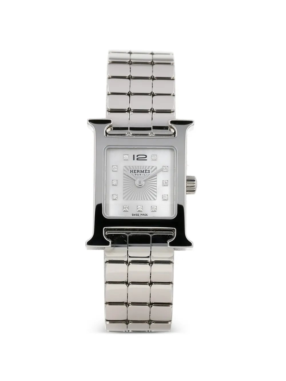 Hermès Pre-Owned 2025 Heure H 20mm watch - Bianco
