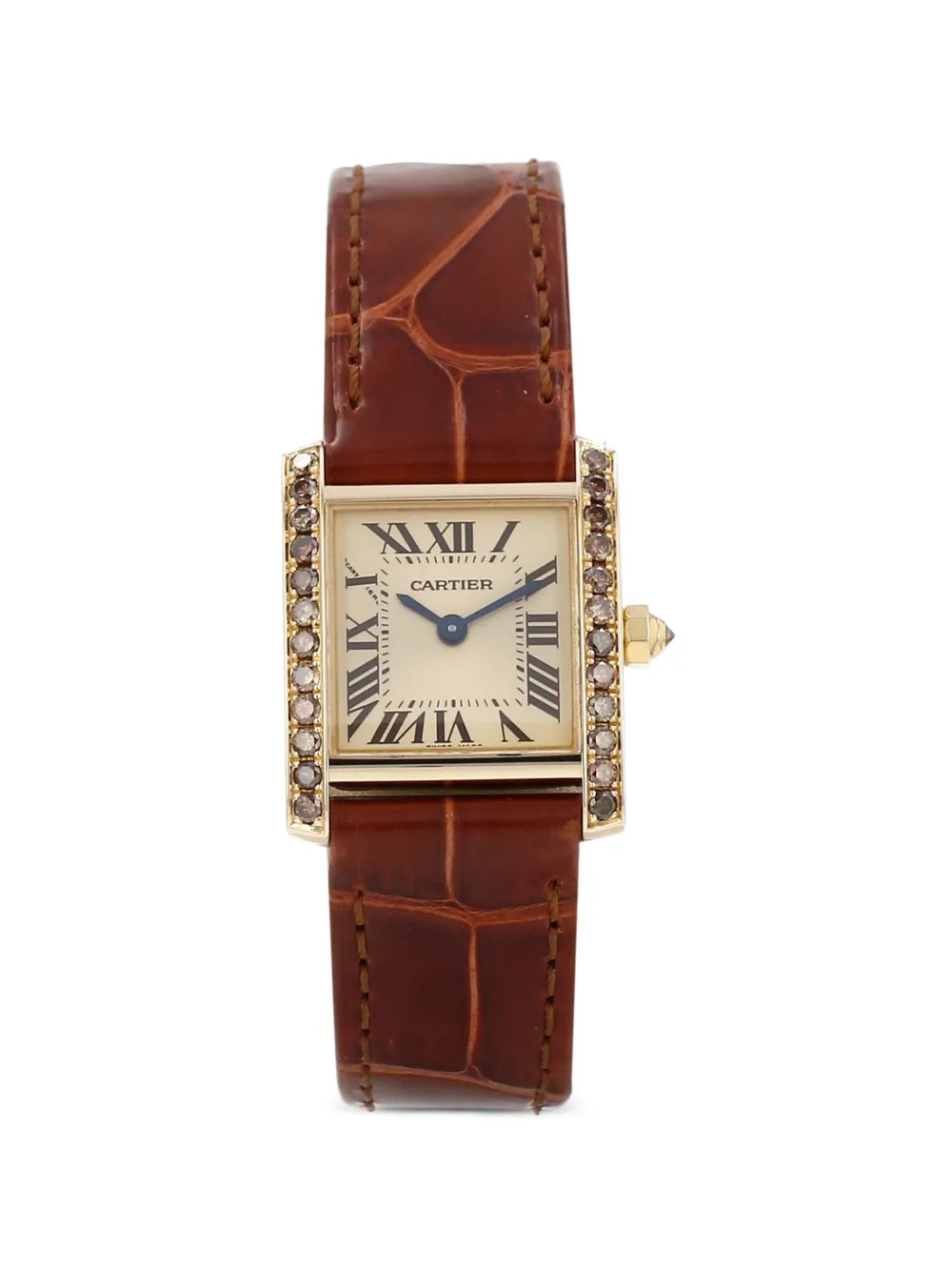 Cartier 1990s Tank Française 25mm watch - Nude