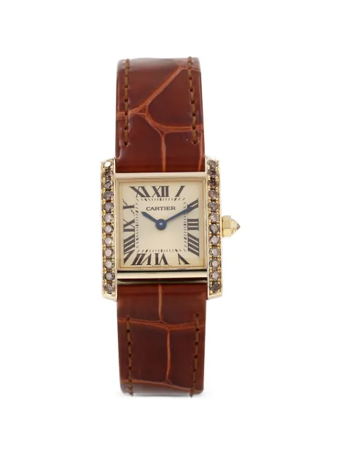Cartier 1990s Tank Française 25mm watch