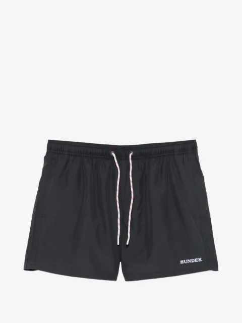 Sundek logo-patch swim shorts