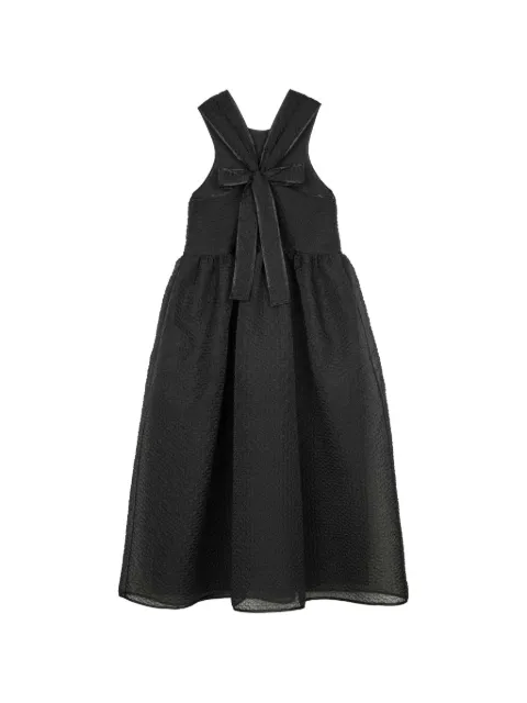 Cecilie Bahnsen Dora bow-detail cloqué dress