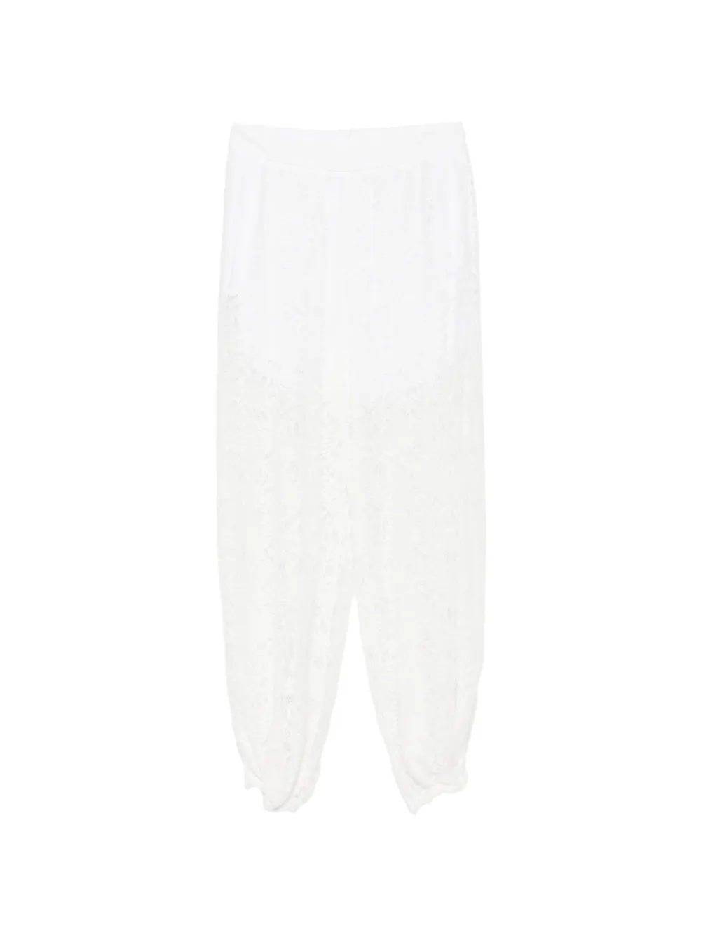 IMPERIAL lace trousers - Bianco