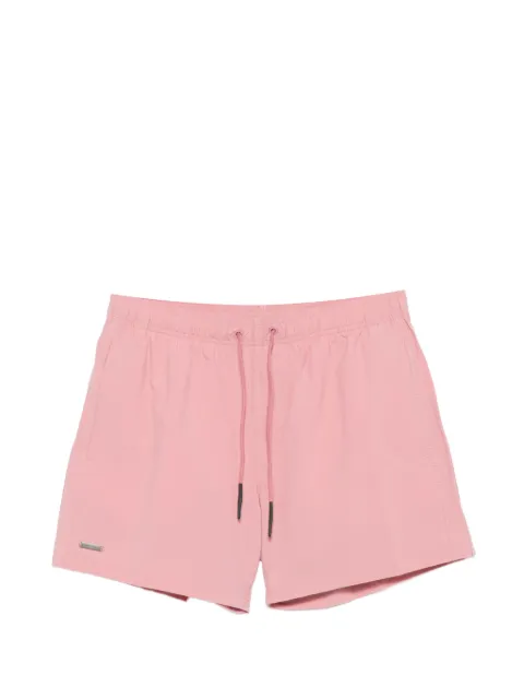 Sundek logo-patch drawstring swim shorts