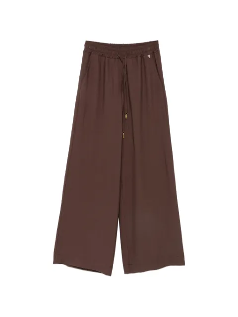 PHILIA LOFT drawstring wide-leg trousers