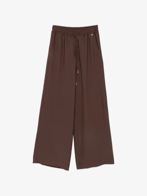 PHILIA LOFT drawstring wide-leg trousers