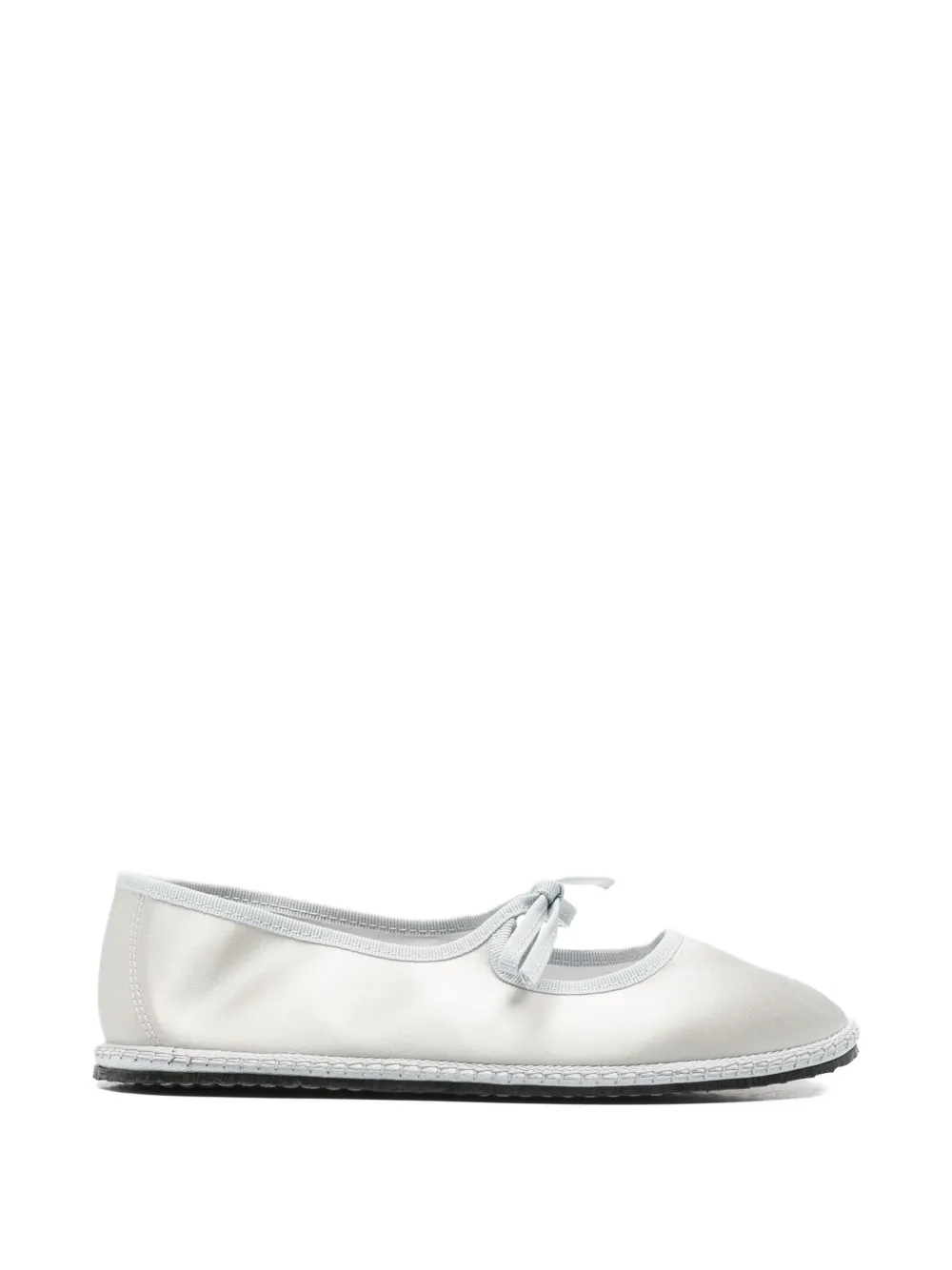 Vibi Venezia Brigitte silk ballet flats - Grigio