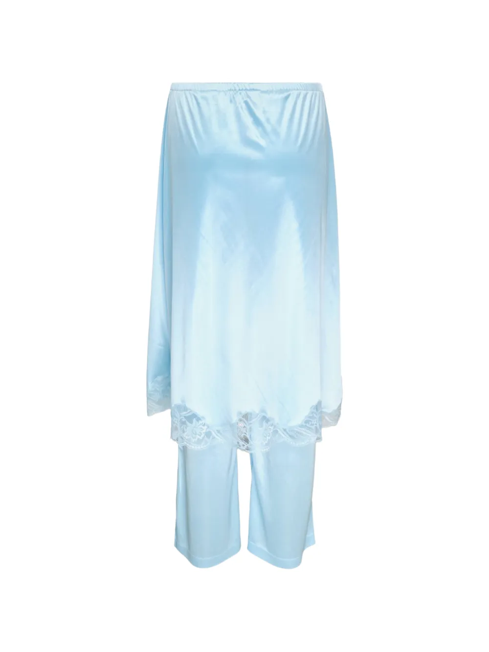Ashley Williams lingerie-style palazzo pants - Blu