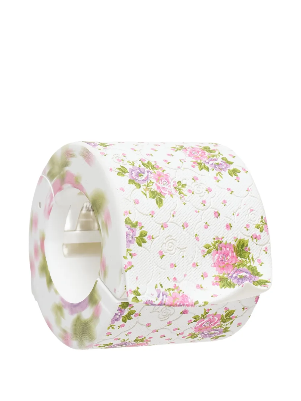 Ashley Williams floral-print Paper Roll bracelet - Bianco