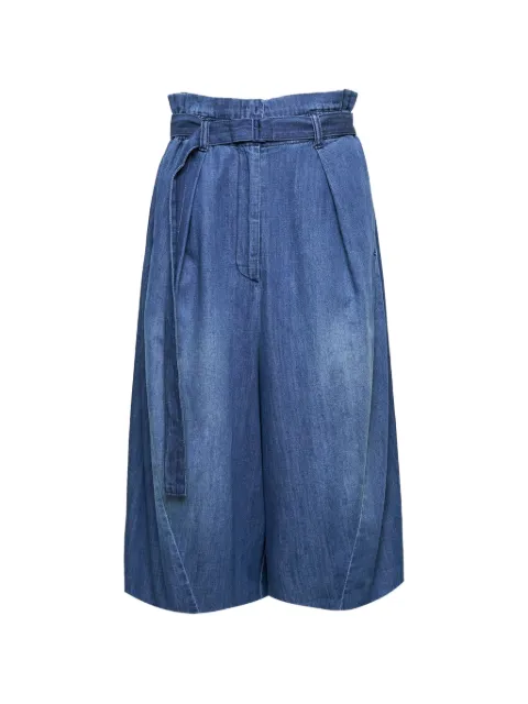 YCH ruffled-waist jeans