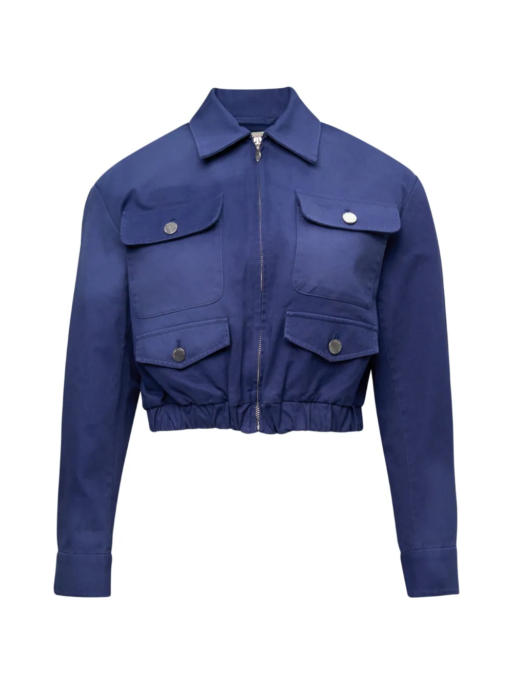SHUSHU/TONG multi-pocket cropped jacket - Blu