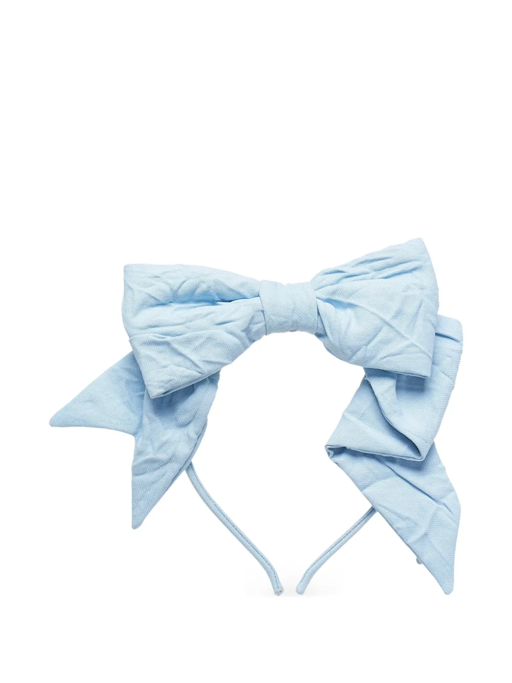 Ashley Williams bow-detail headband - Blu