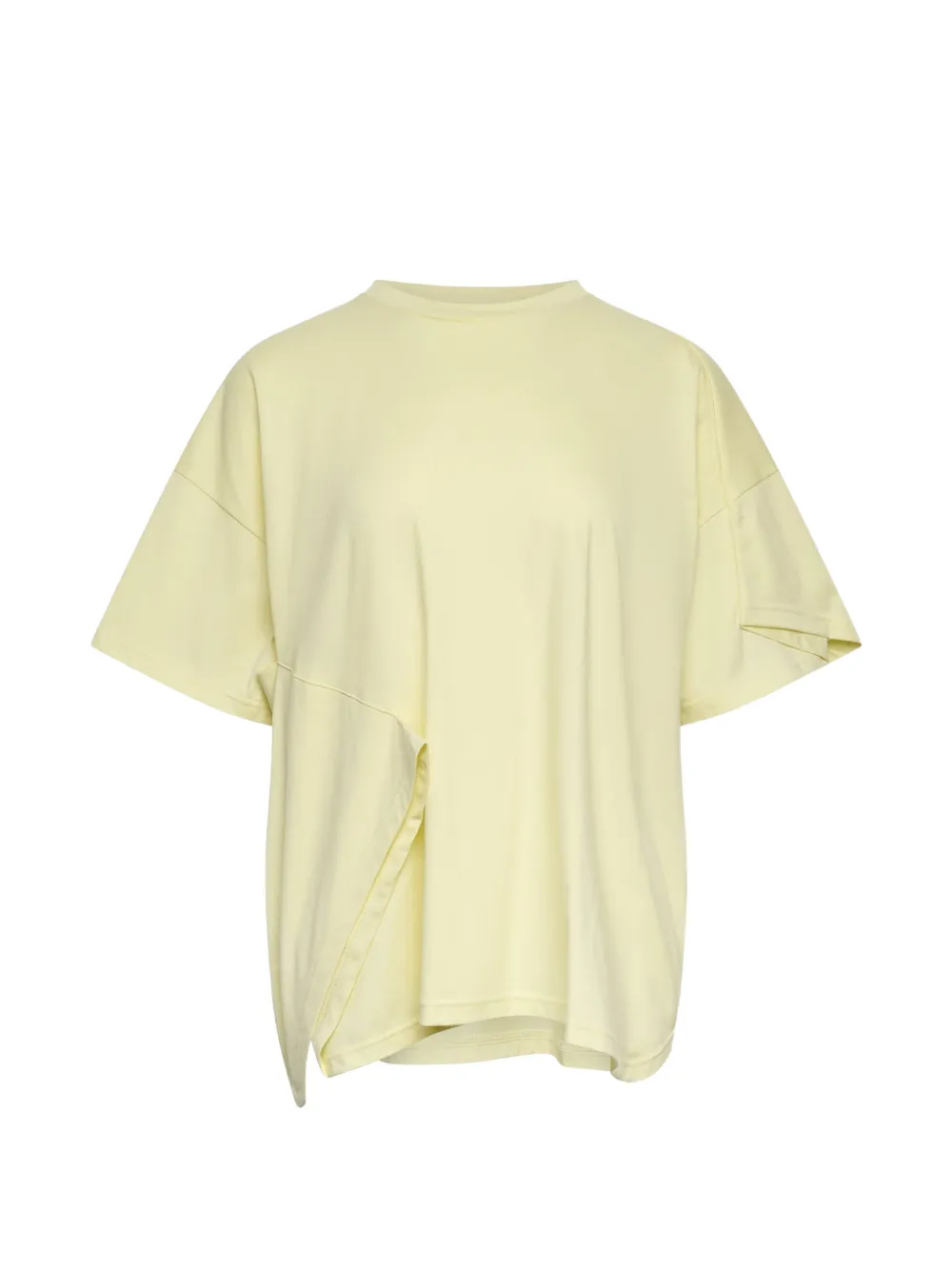 Enföld folded-detail T-shirt - Giallo