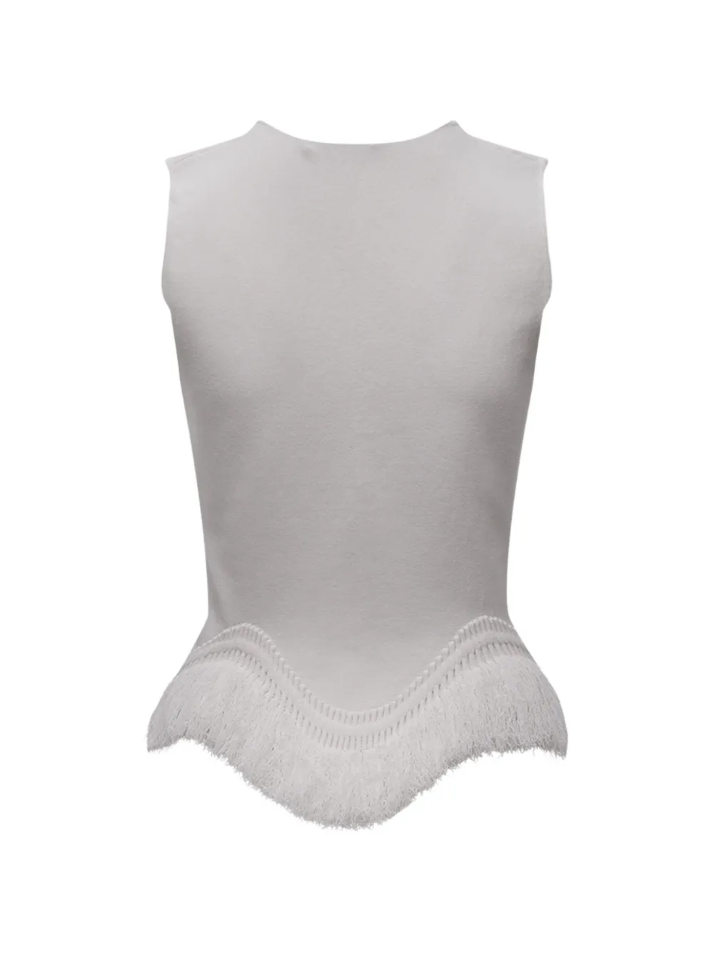  Ulla Johnson Haut Koa à Franges - Blanc 