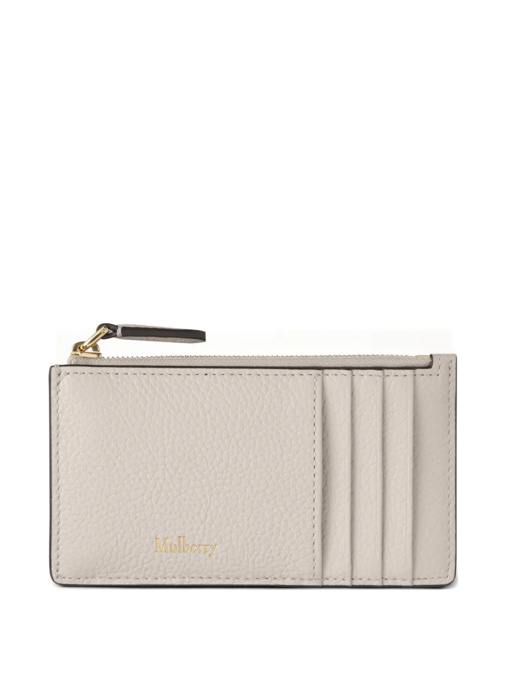 Mulberry Continental grained leather card holder - Toni neutri