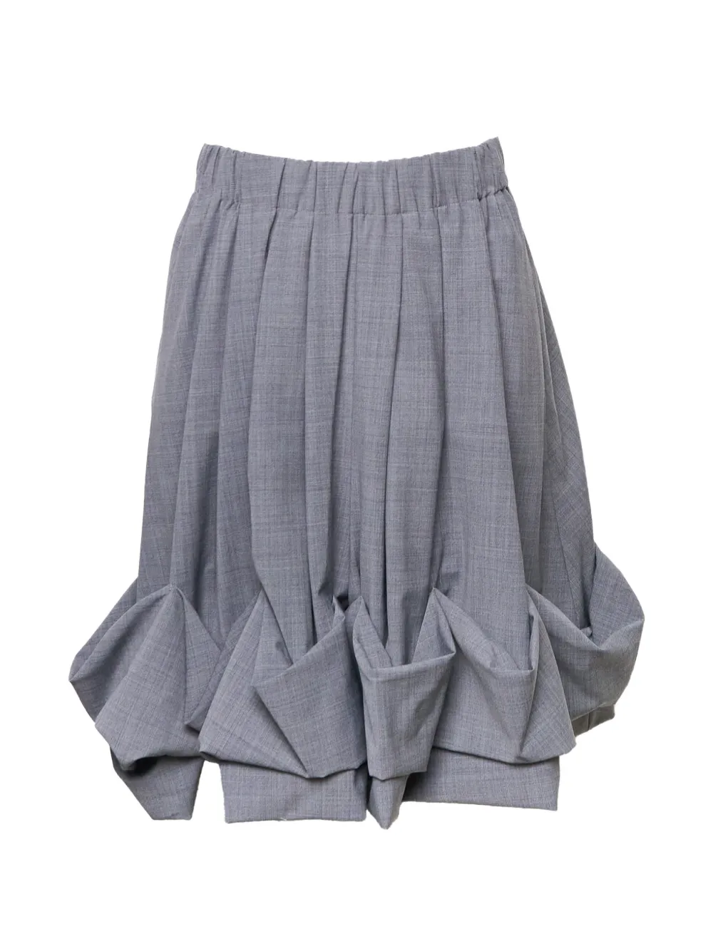 Enföld roll-up draped shorts - Grigio